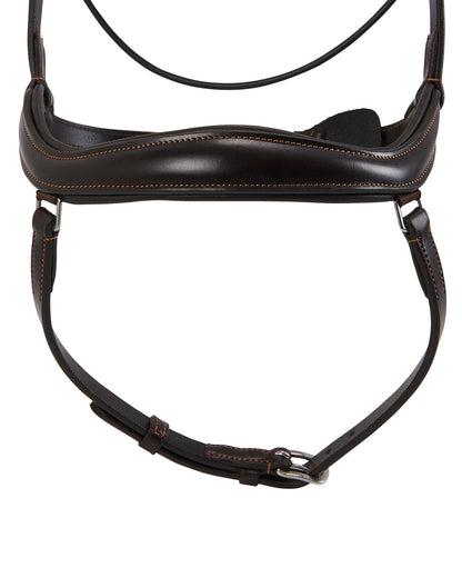 Acavallo Allegoria Anatomic Bridle - Dark Brown Leather Equestrian Horse Tack