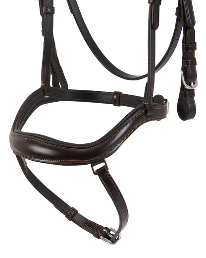 Acavallo Allegoria Anatomical Bridle Dark Brown: Premium horse tack for comfort and style.