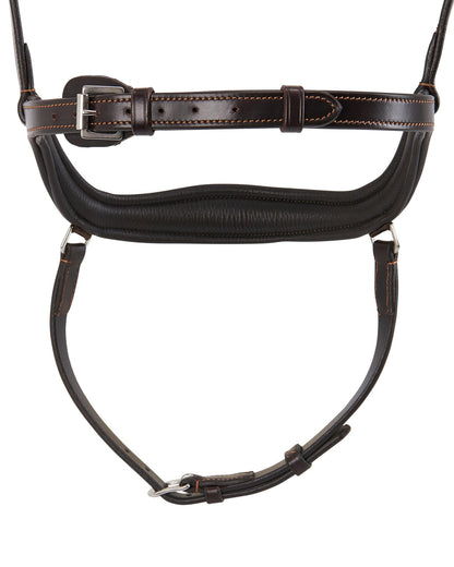 Acavallo Allegoria Anatomic Bridle in Dark Brown | Equestrian Horse Tack | Premium Leather Bridle