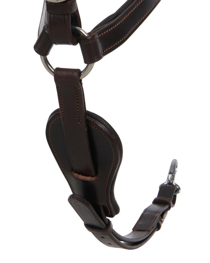 Acavallo Five-Point Breastplate Calfskin Dark Brown