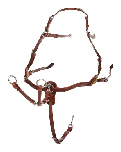 Acavallo Five-Point Breastplate Calfskin Cognac