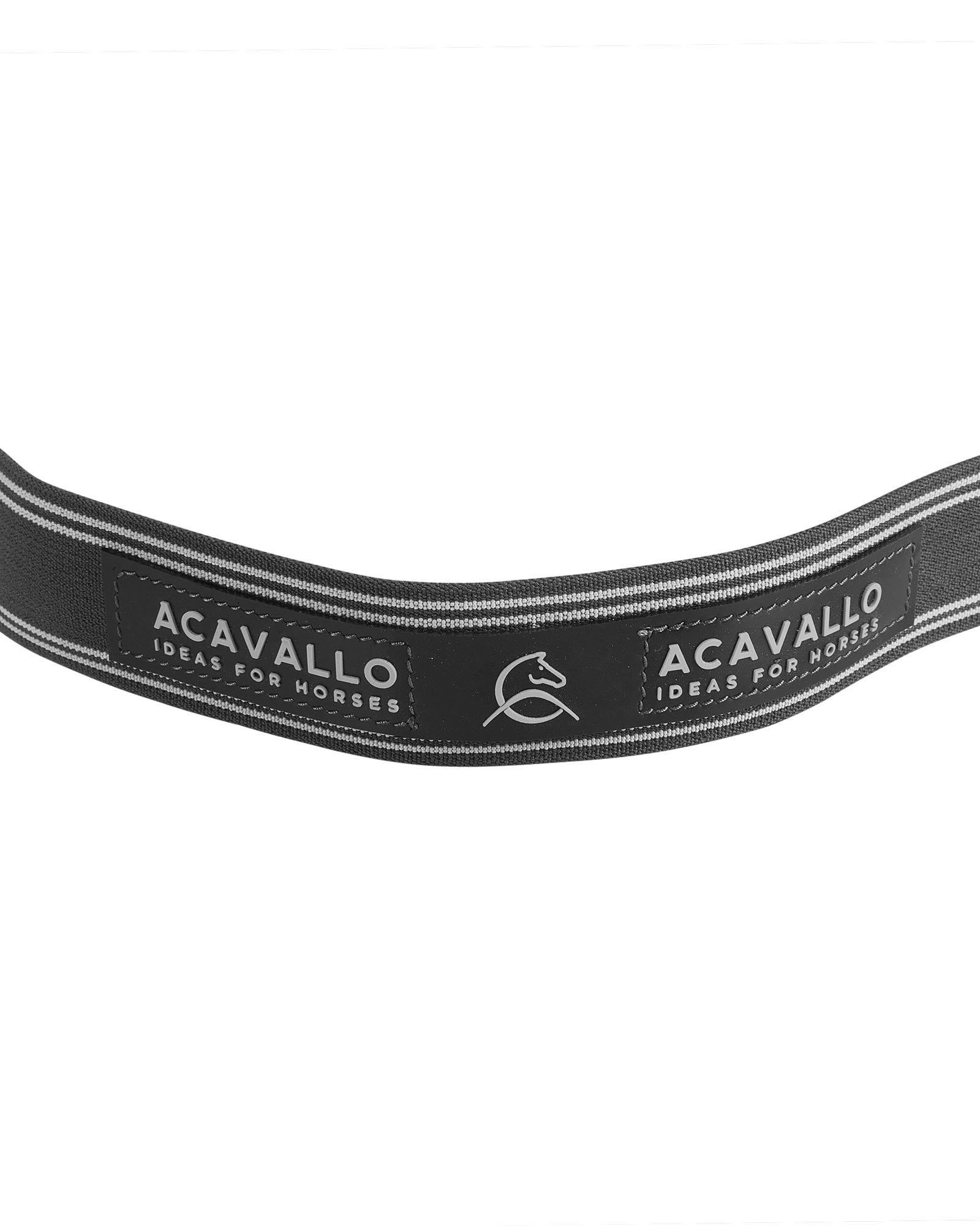 Acavallo Single Breastplate Elastic Band Black