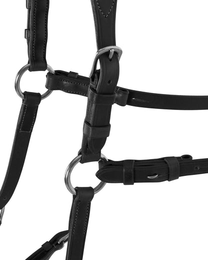 Acavallo Five-Point Breastplate Calfskin Black