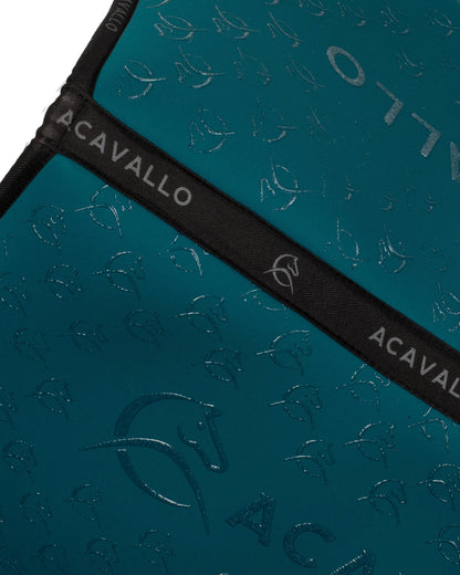 Acavallo Pad Mf Hps Cw-Cs  Bamboo Silicone Grip Flat Petrol/Black