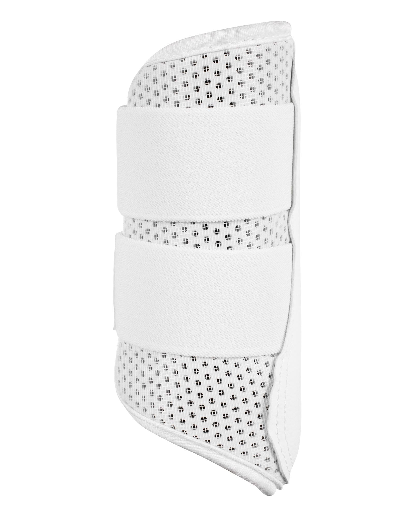 Acavallo Front Brushing Boots Perforated Neoprene White