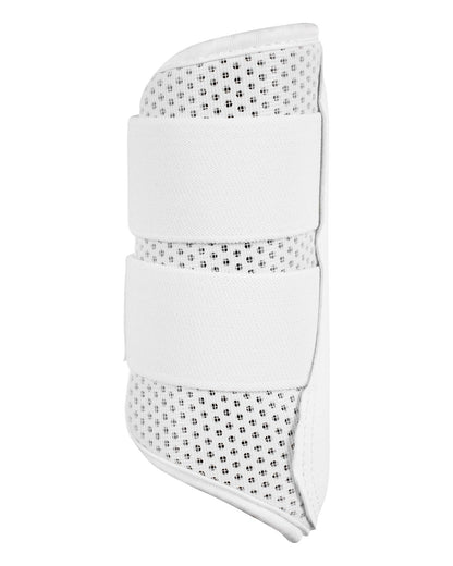 Acavallo Front Brushing Boots Perforated Neoprene White