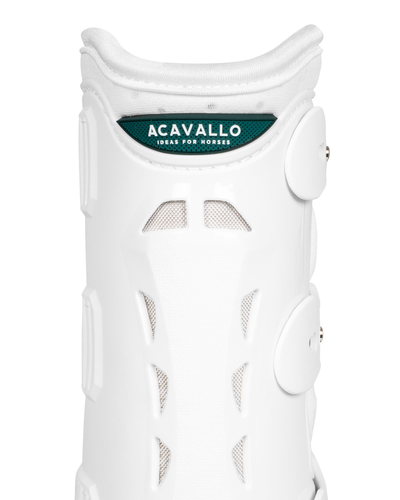 Acavallo Anatomical Hind Dressage Boots White