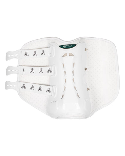 Acavallo Anatomical Hind Dressage Boots White