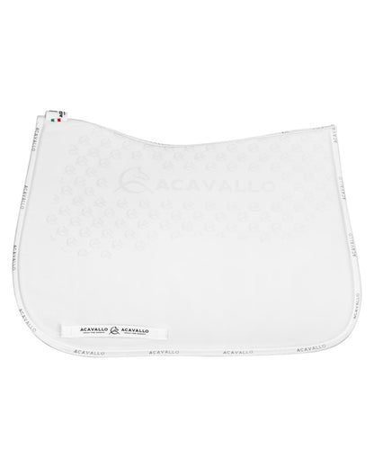 Acavallo Saddle Pad Ds Cw-Cs Elastane & Bamboo Silicone Grip White/White