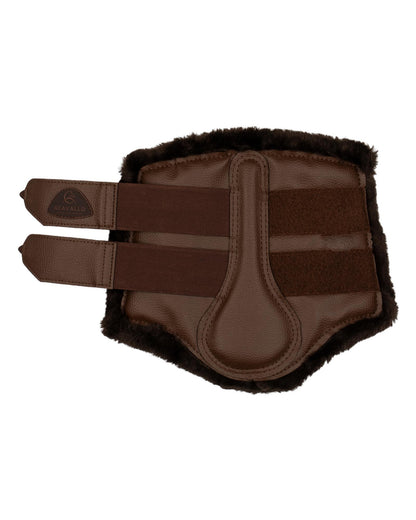 Acavallo Front Brushing Boots Eco-Leather & Faux Sheepskin Dark Brown