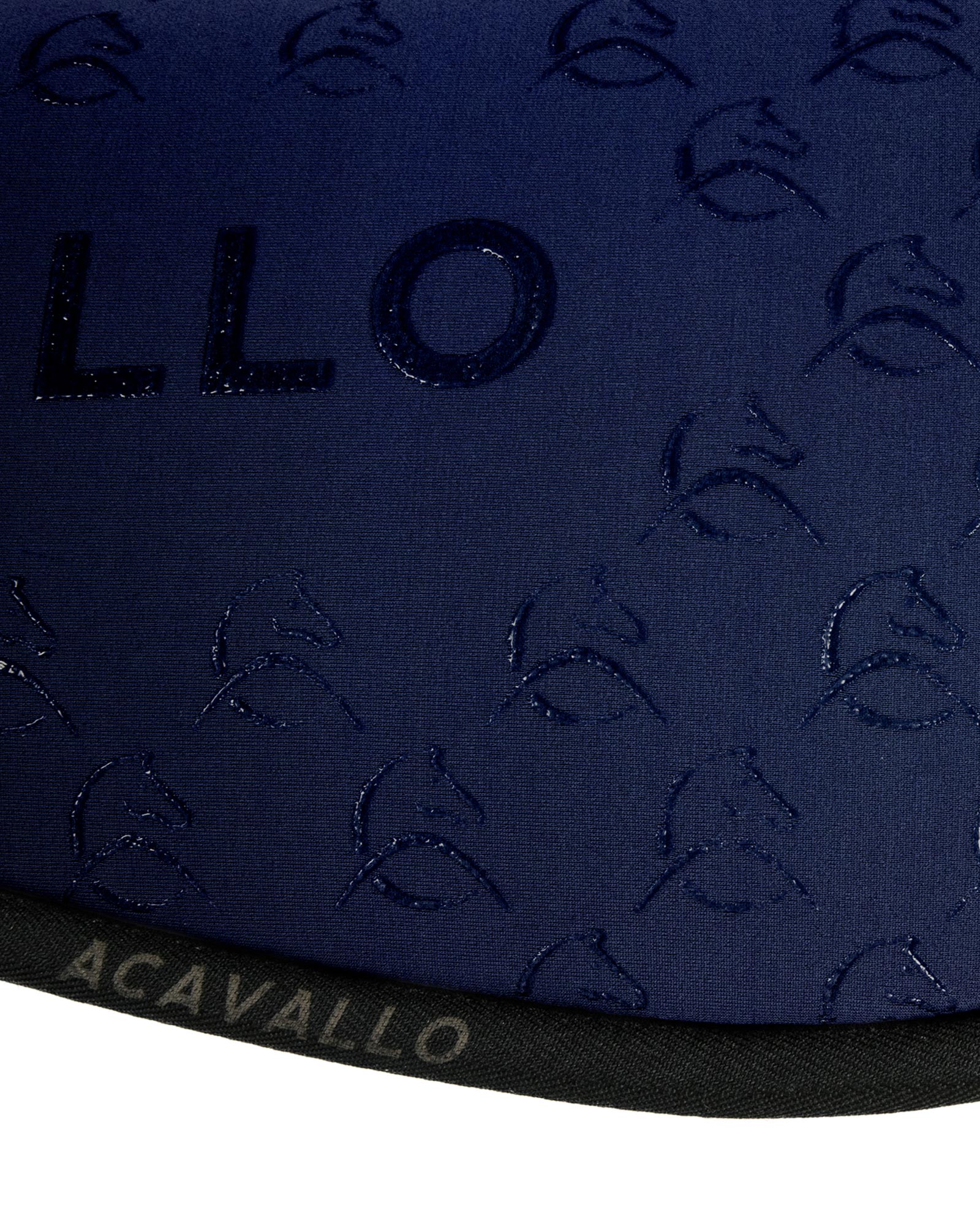 Acavallo Pad Mf Jccs Cw-3Ds Elastane & Bamboo Silicone Grip Flat Deep Blue/Black