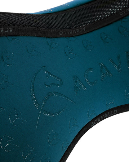 Acavallo Pad Mf Jccs Cw-3Ds Elastane & Bamboo Silicone Grip Flat Petrol/Black