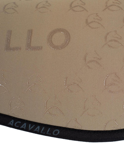 Acavallo Pad Mf Jccs Cw-3Ds Elastane & Bamboo Silicone Grip Flat Sand/Black