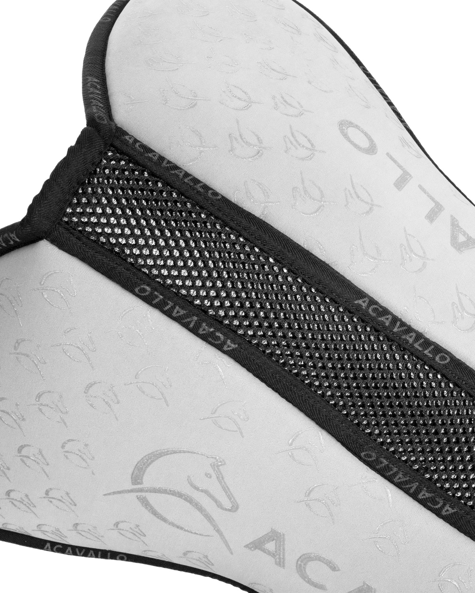 Acavallo Pad Mf Jccs Cw-3Ds Elastane & Bamboo Silicone Grip Flat White/Black