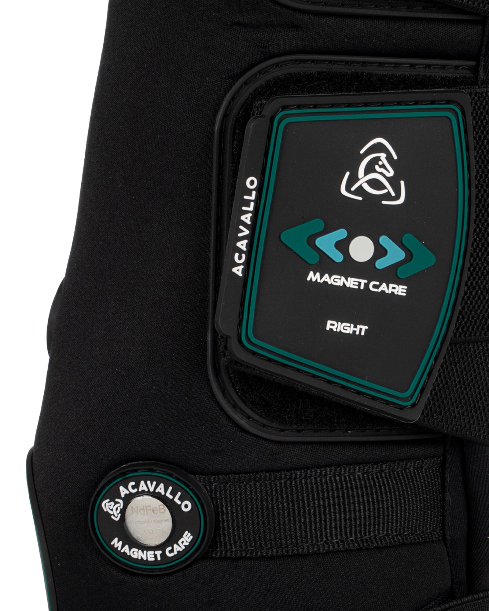 Acavallo Magnet Care Front Boots Black