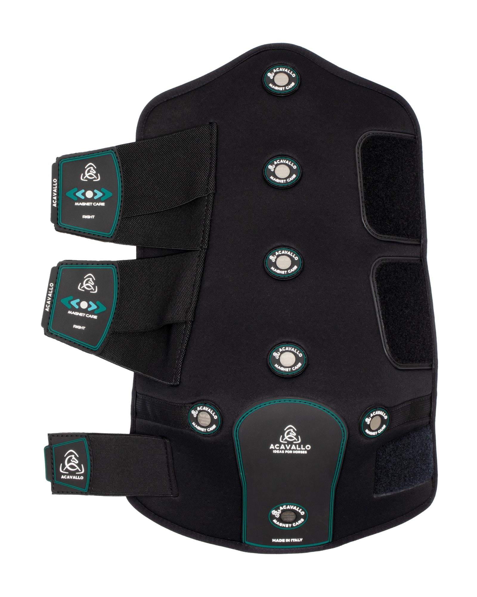 Acavallo Magnet Care Hind Boots Black