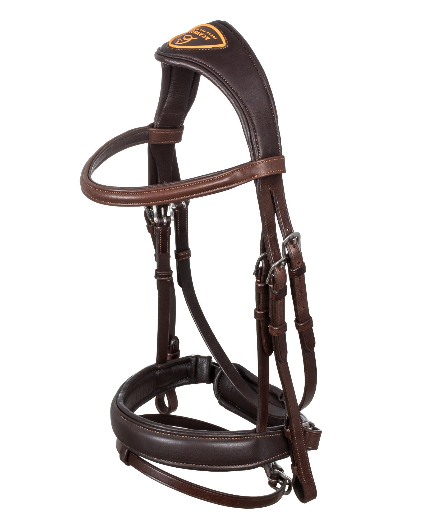 Acavallo Filosofia Bridle Calfskin Dark Brown