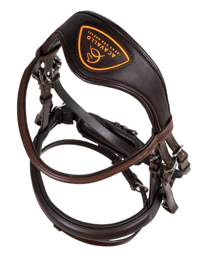 Acavallo Filosofia Bridle Calfskin Dark Brown