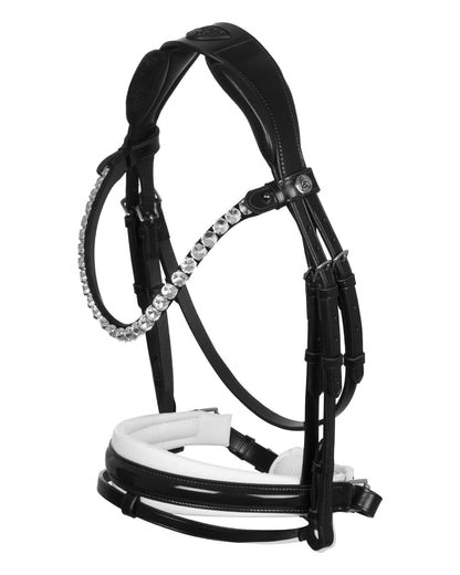 Acavallo Ophelia Bridle Calfskin Black/White