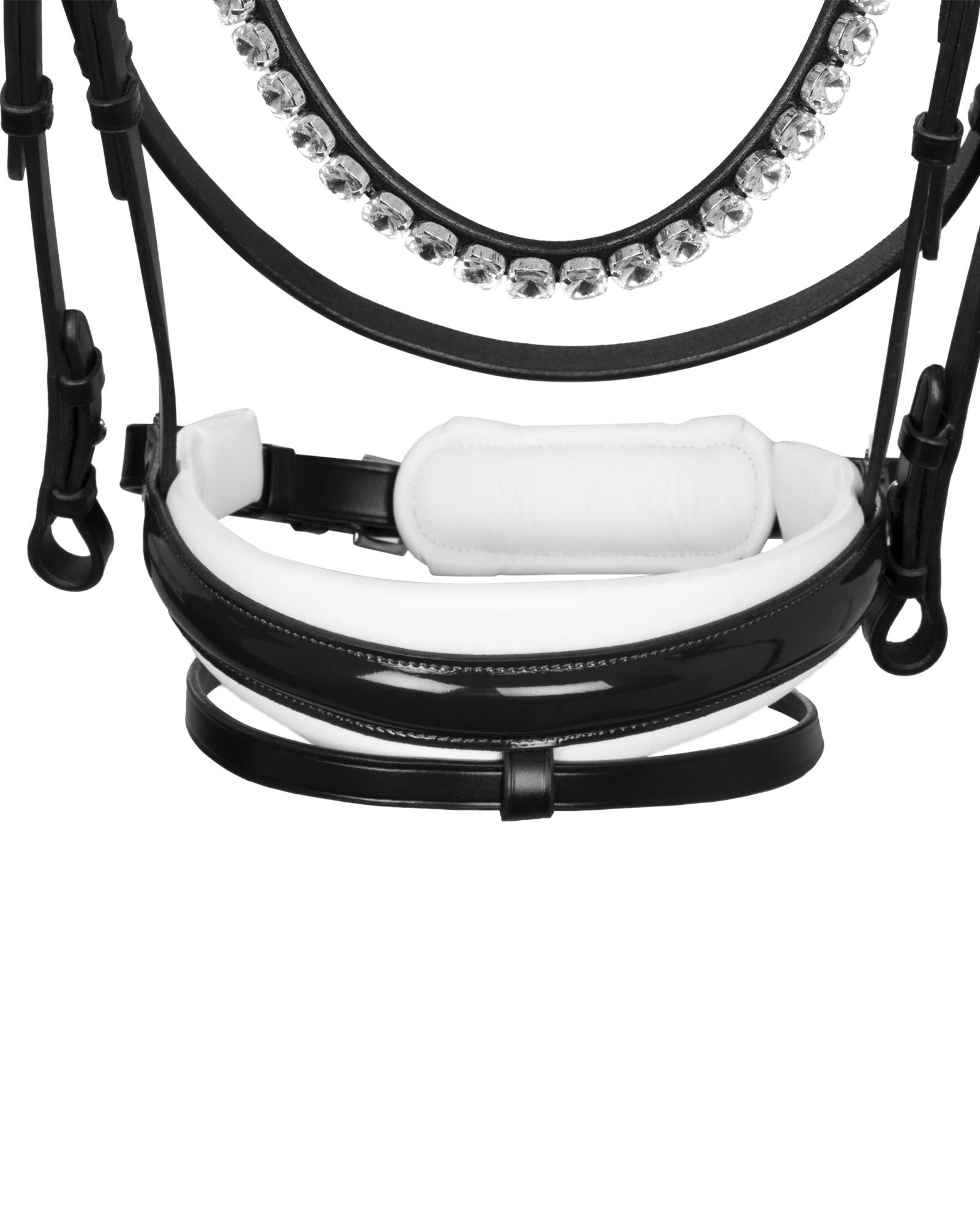 Acavallo Ophelia Bridle Calfskin Black/White