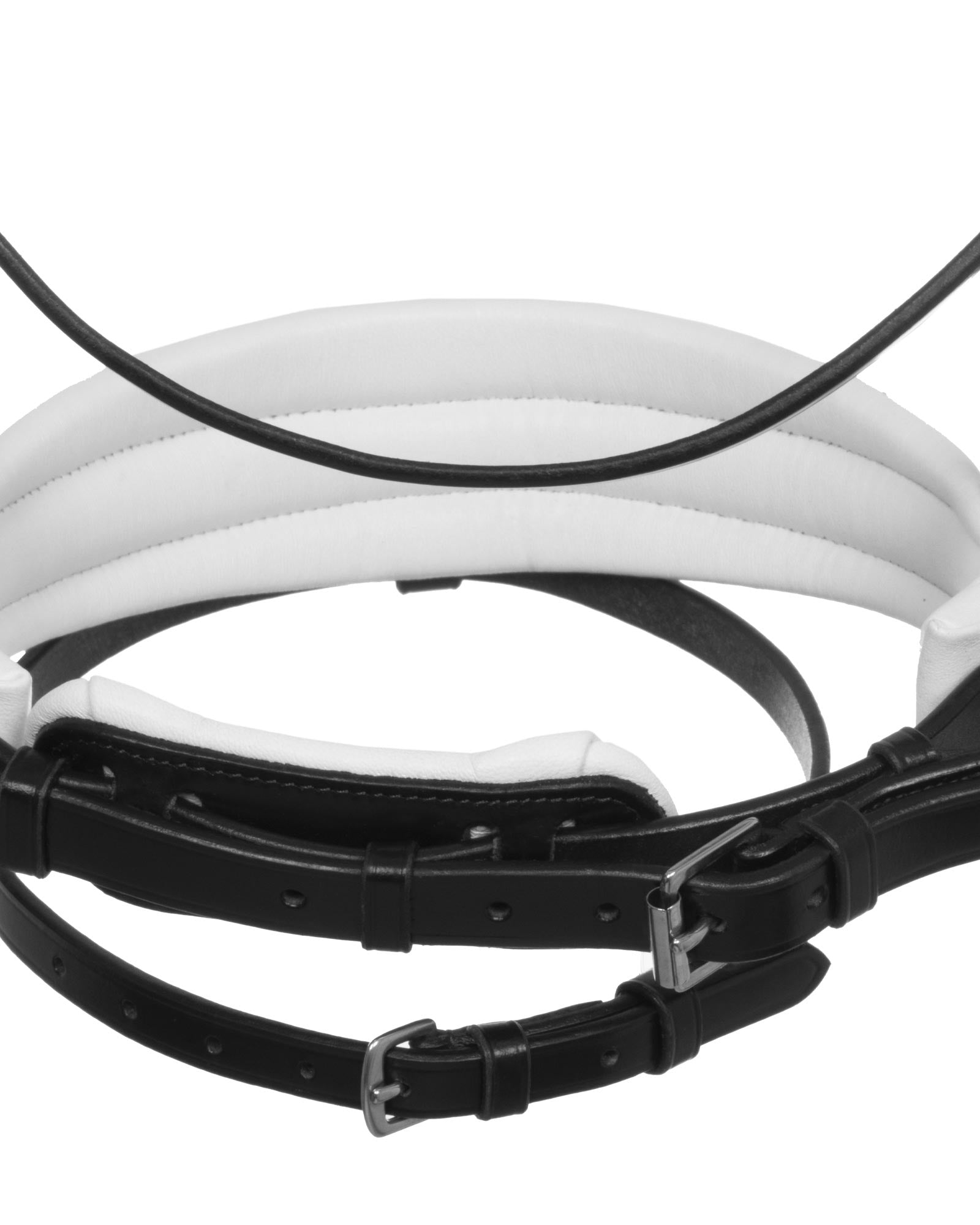 Acavallo Ophelia Bridle Calfskin Black/White