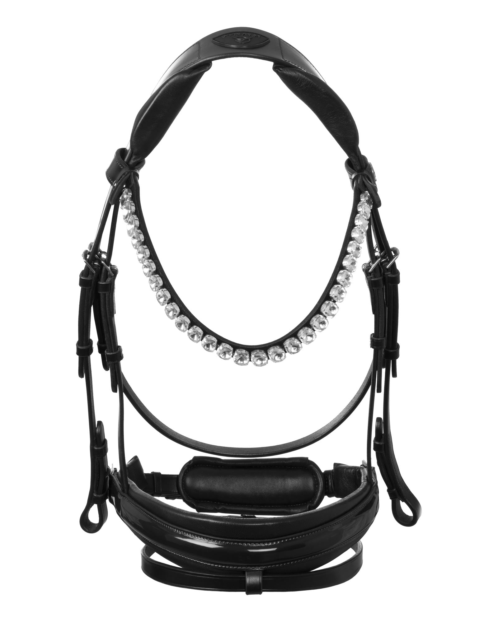 Acavallo Ophelia Bridle Calfskin Black/Black