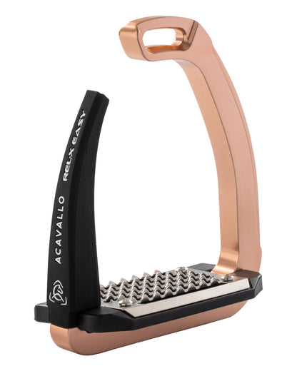 Acavallo Rel-X Easy Stirrups Rose Gold