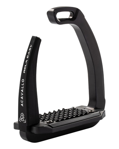 Acavallo Rel-X Easy Stirrups Total Black