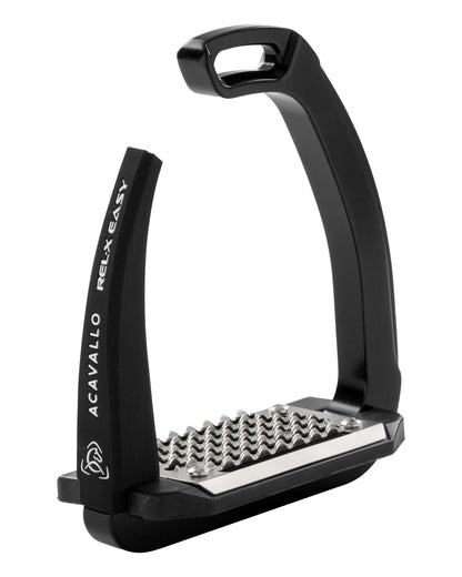 Acavallo Rel-X Easy Stirrups Black