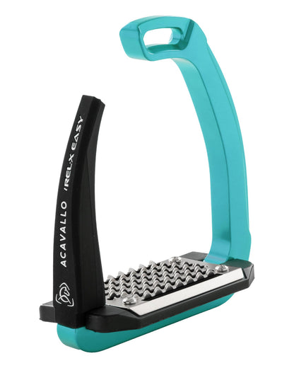 Acavallo Rel-X Easy Stirrups Sky Blue