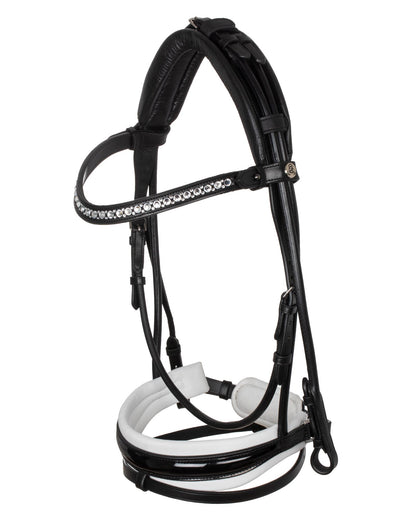 Acavallo Dalila Bridle Calfskin Black/White
