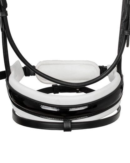 Acavallo Dalila Bridle Calfskin Black/White