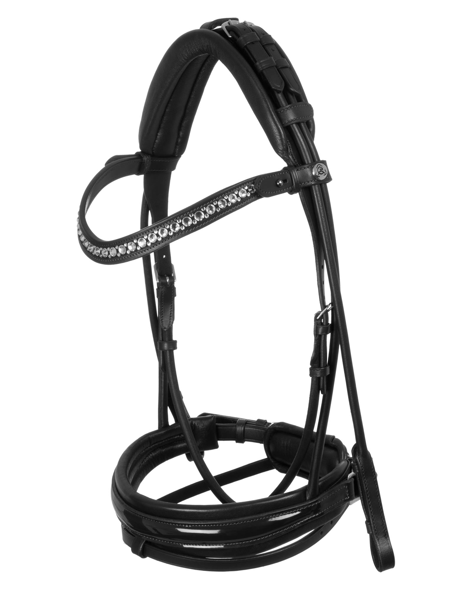 Acavallo Dalila Bridle Calfskin Black/Black