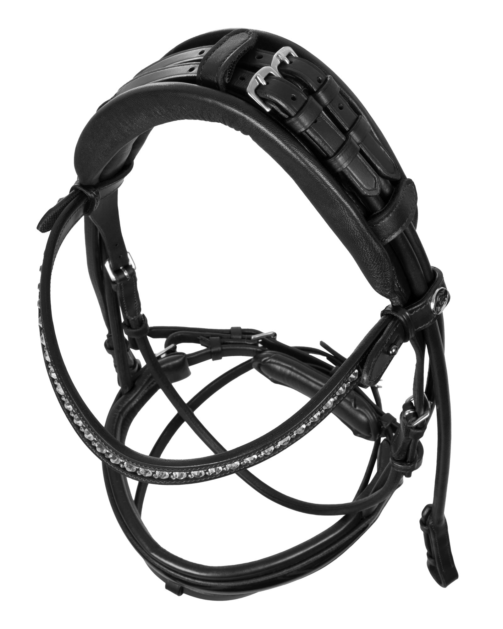 Acavallo Dalila Bridle Calfskin Black/Black