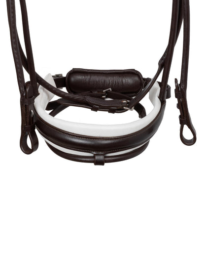 Acavallo Iris Bridle Calfskin Brown/White