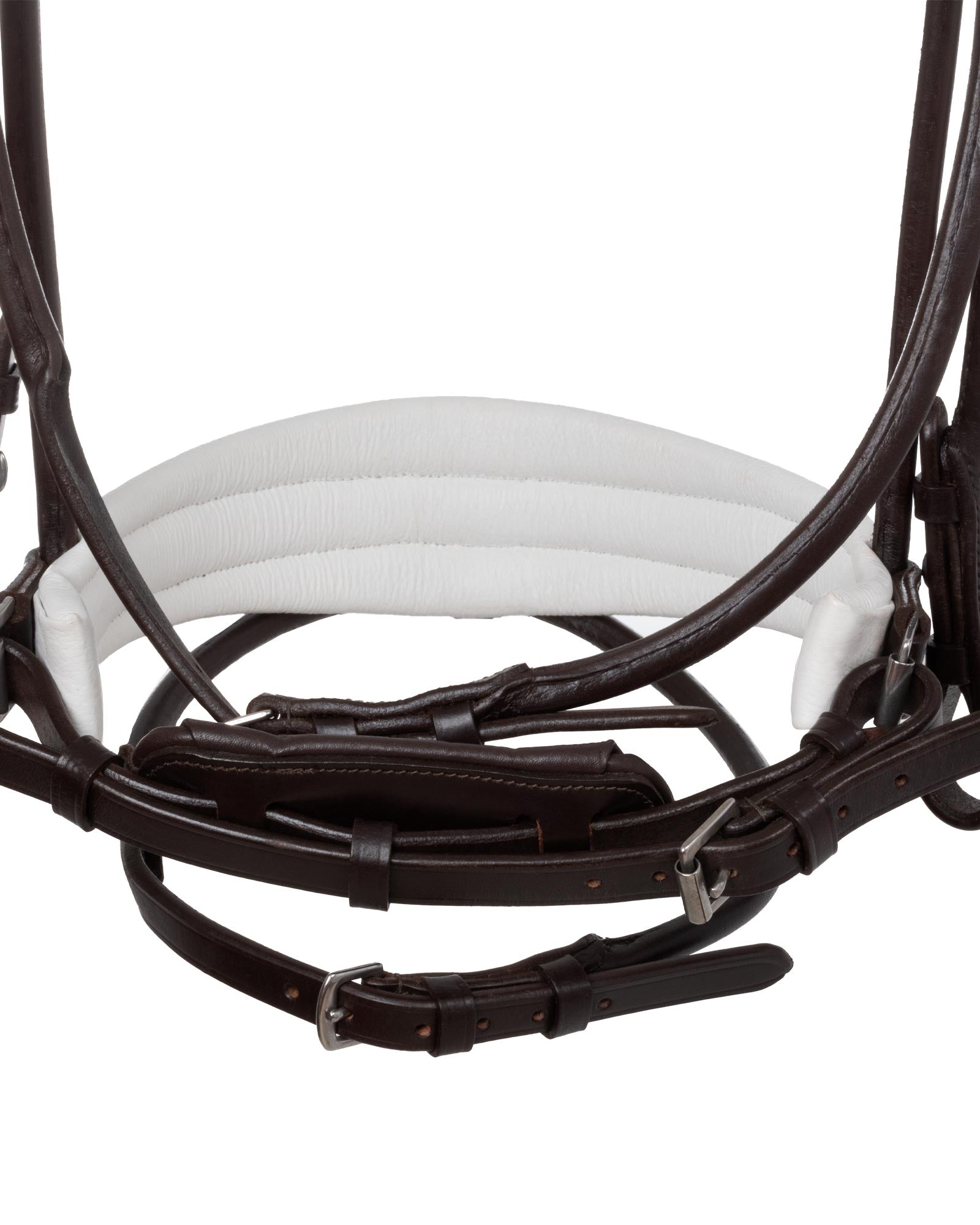 Acavallo Iris Bridle Calfskin Brown/White