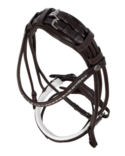 Acavallo Iris Bridle Calfskin Brown/White