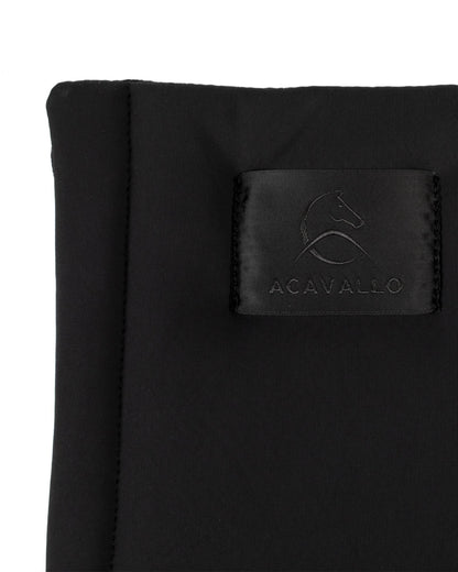 Acavallo Padded Cotton Soft Underbandages Black/Black