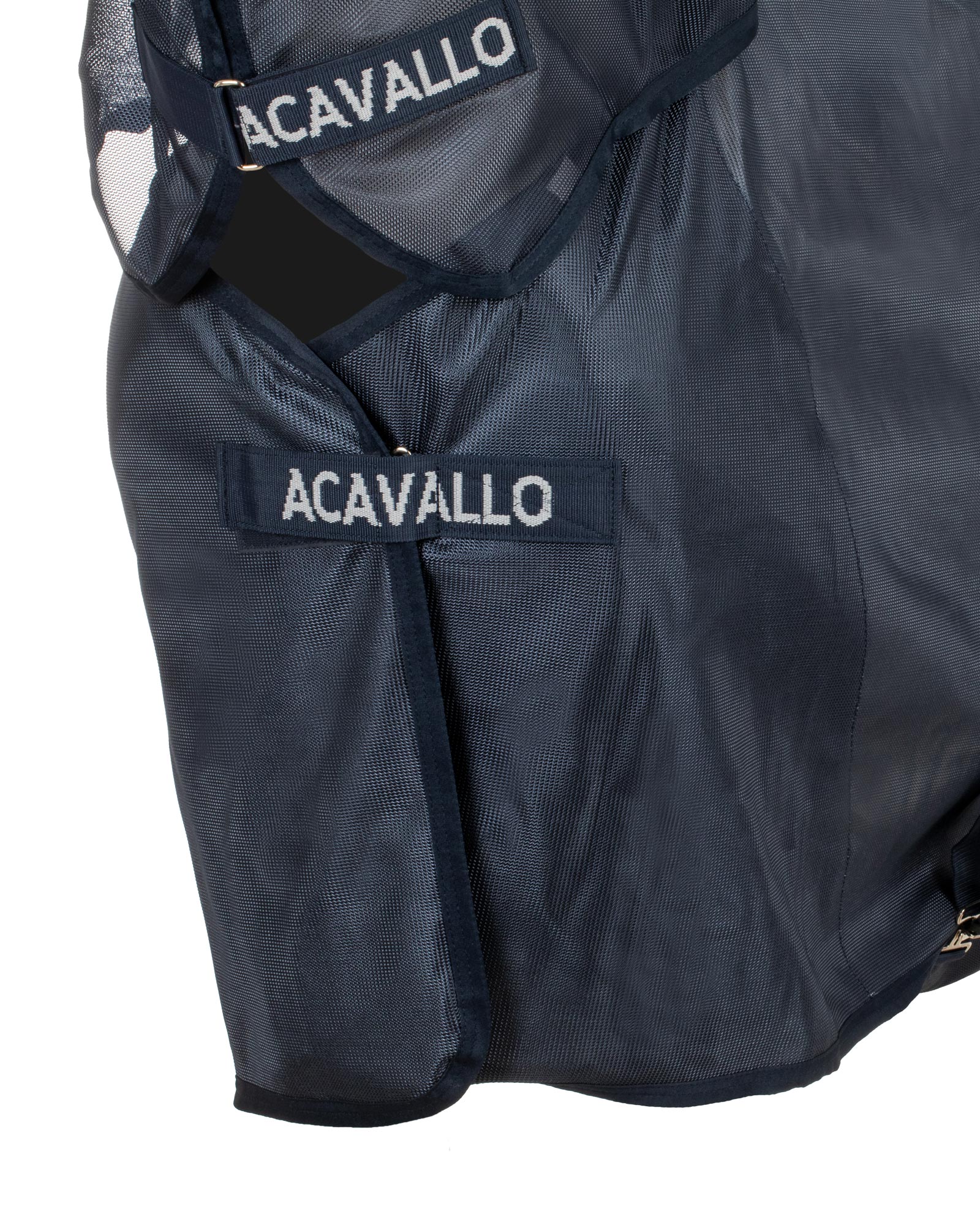 Acavallo Fly Rug In Breathable Fabric With Mask And Neck Cover Navy