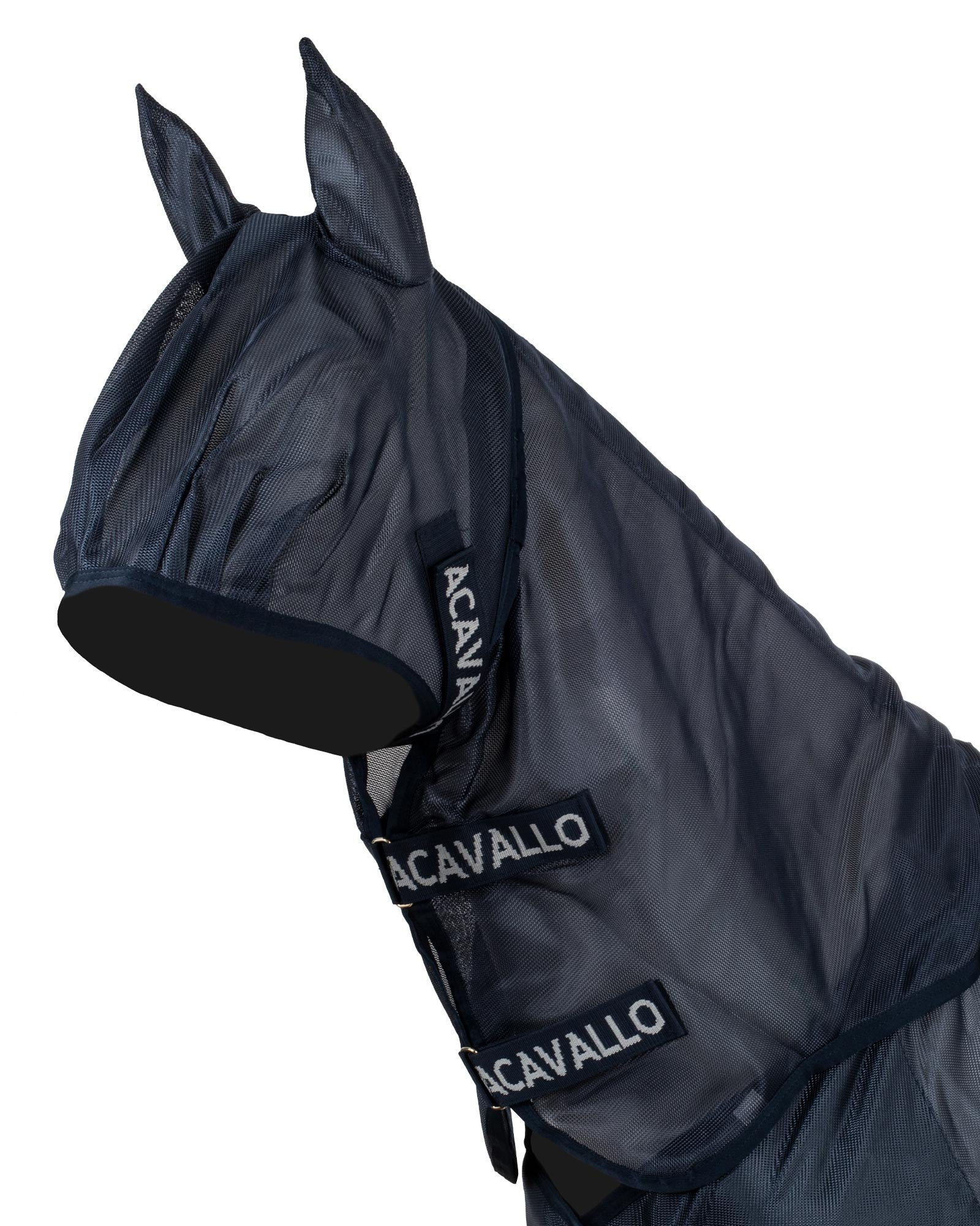 Acavallo Fly Rug In Breathable Fabric With Mask And Neck Cover Navy