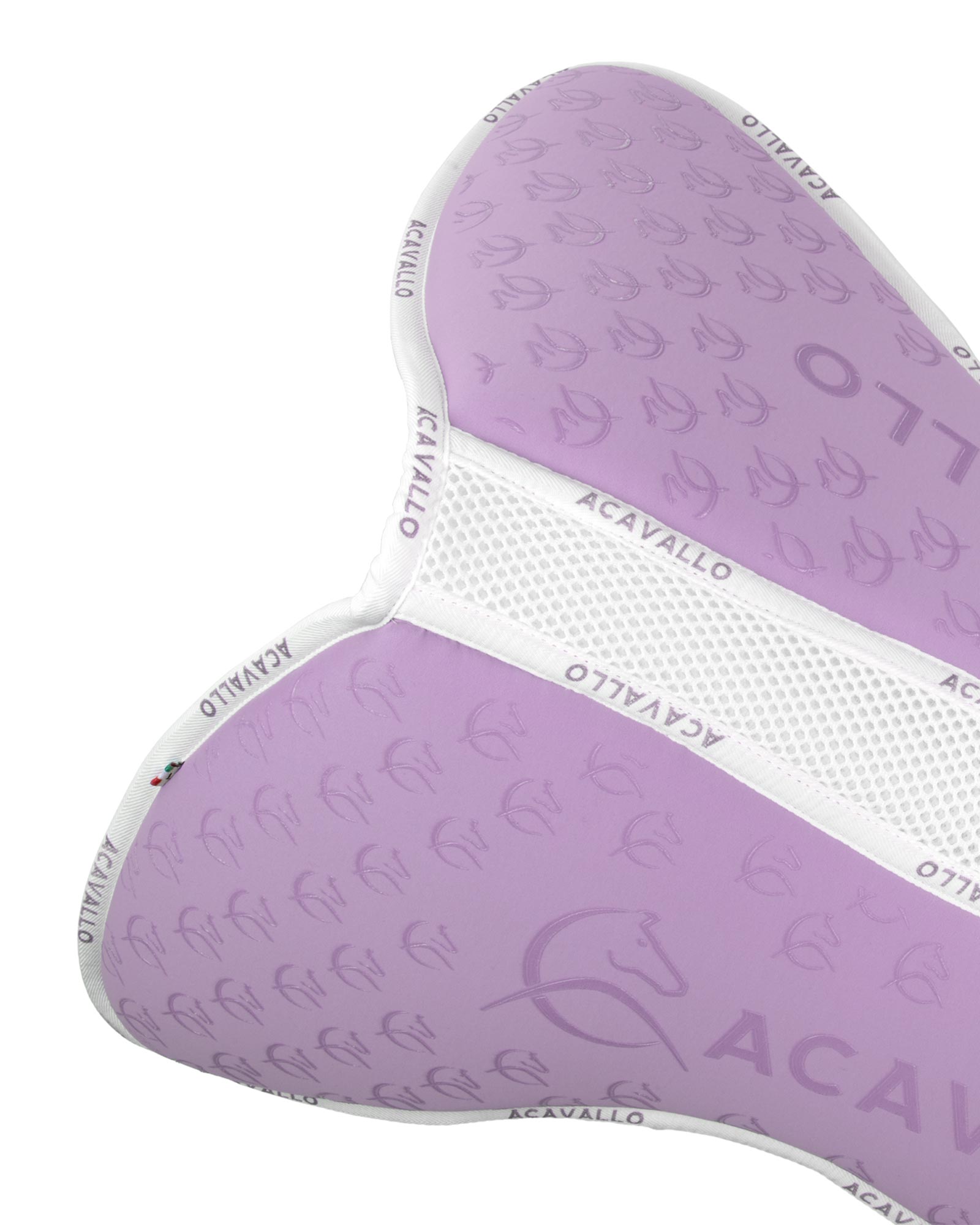 Acavallo Pad Mf Jccs Cw-3Ds Elastane & Bamboo Silicone Grip Flat Lilac/White