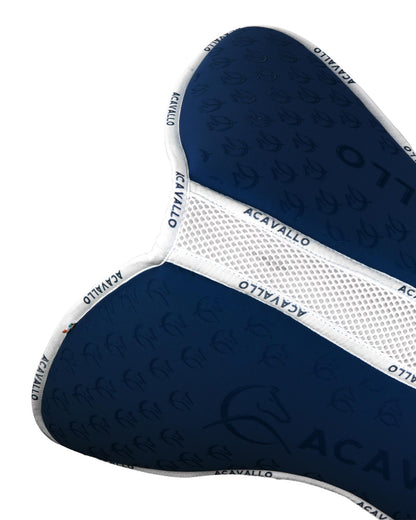 Acavallo Pad Mf Jccs Cw-3Ds Elastane & Bamboo Silicone Grip Flat Deep Blue/White