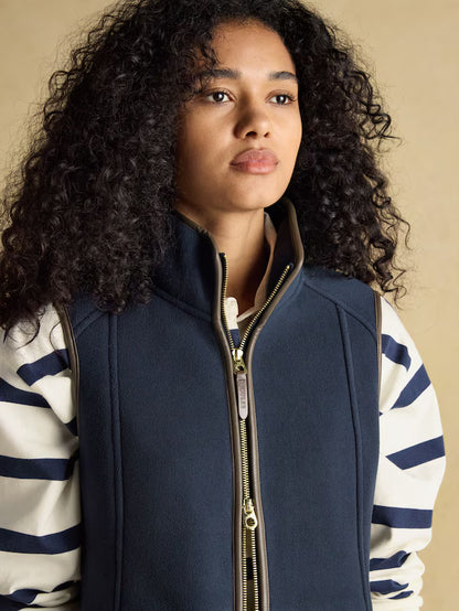 JOULES Heritage Navy Fleece Gilet - Classic Country Style from Equiflair