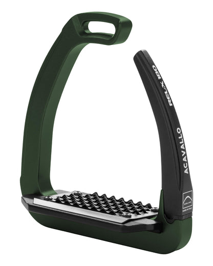 Acavallo Rel-X 180 Stirrups Hunter Green