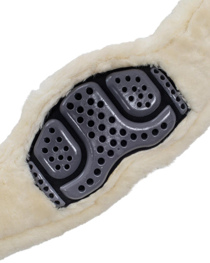 Acavallo Dressage Girth Classic Gel Sheepskin Dark Brown