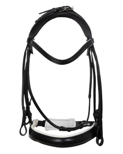 Acavallo Fornarina Bridle Laminated Calfskin Black/White