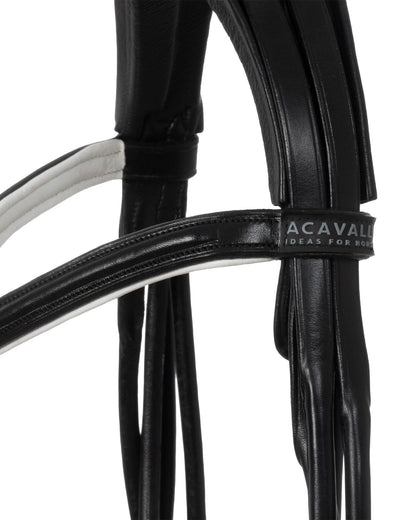 Acavallo Fornarina Bridle Laminated Calfskin Black/White