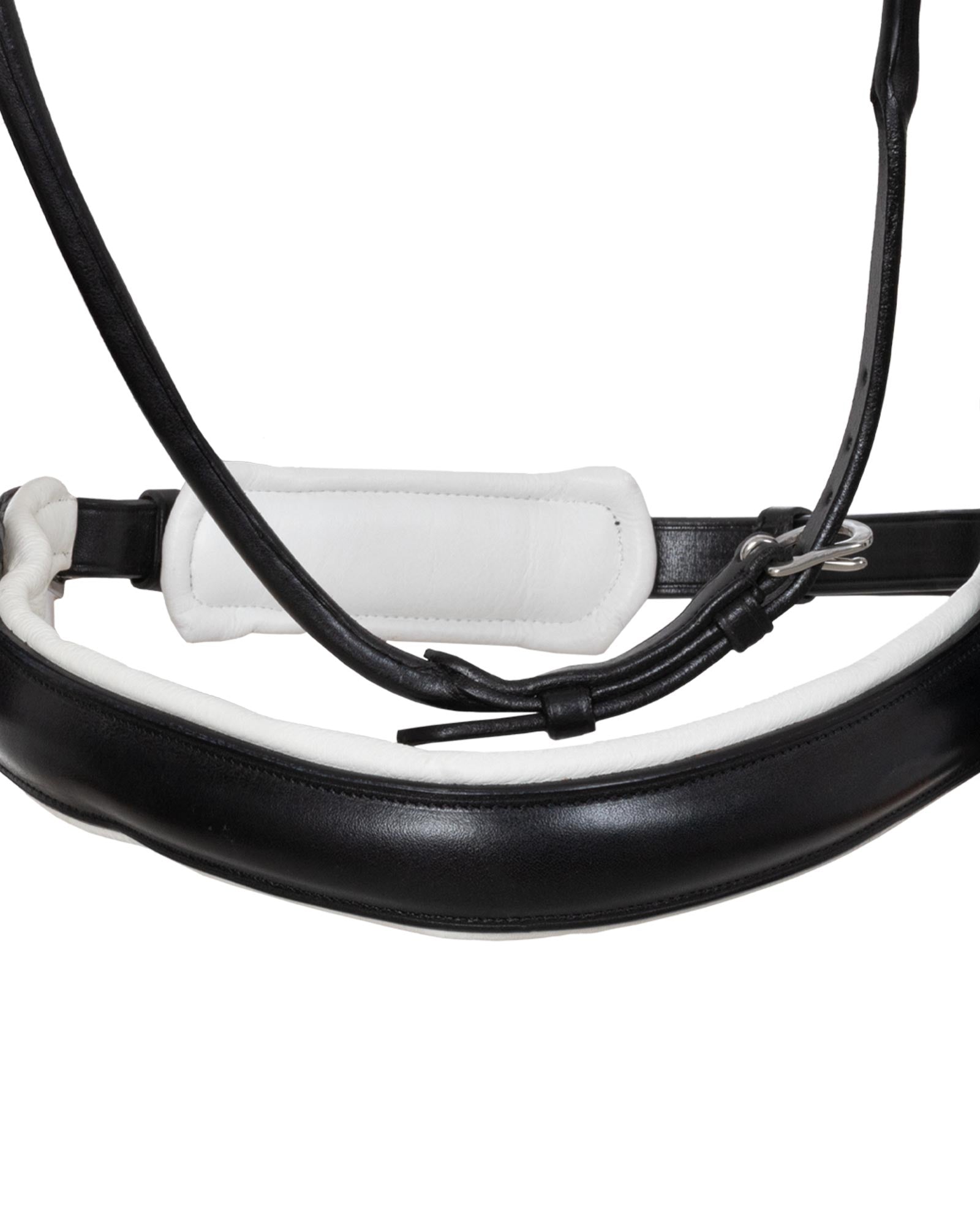 Acavallo Fornarina Bridle Laminated Calfskin Black/White