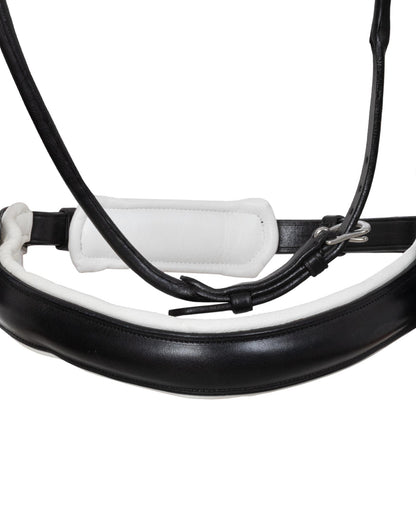 Acavallo Fornarina Bridle Laminated Calfskin Black/White