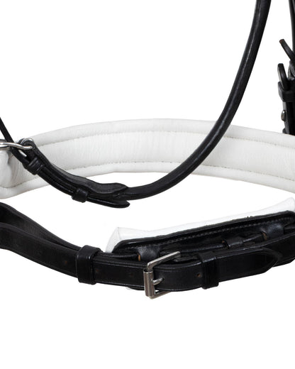 Acavallo Fornarina Bridle Laminated Calfskin Black/White